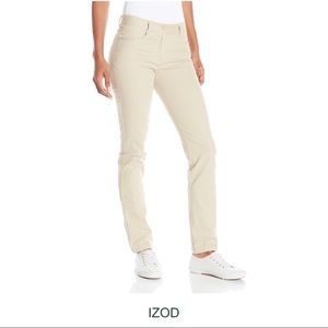 IZODJunior Uniform Khaki Skinny Leg Pants Stretch